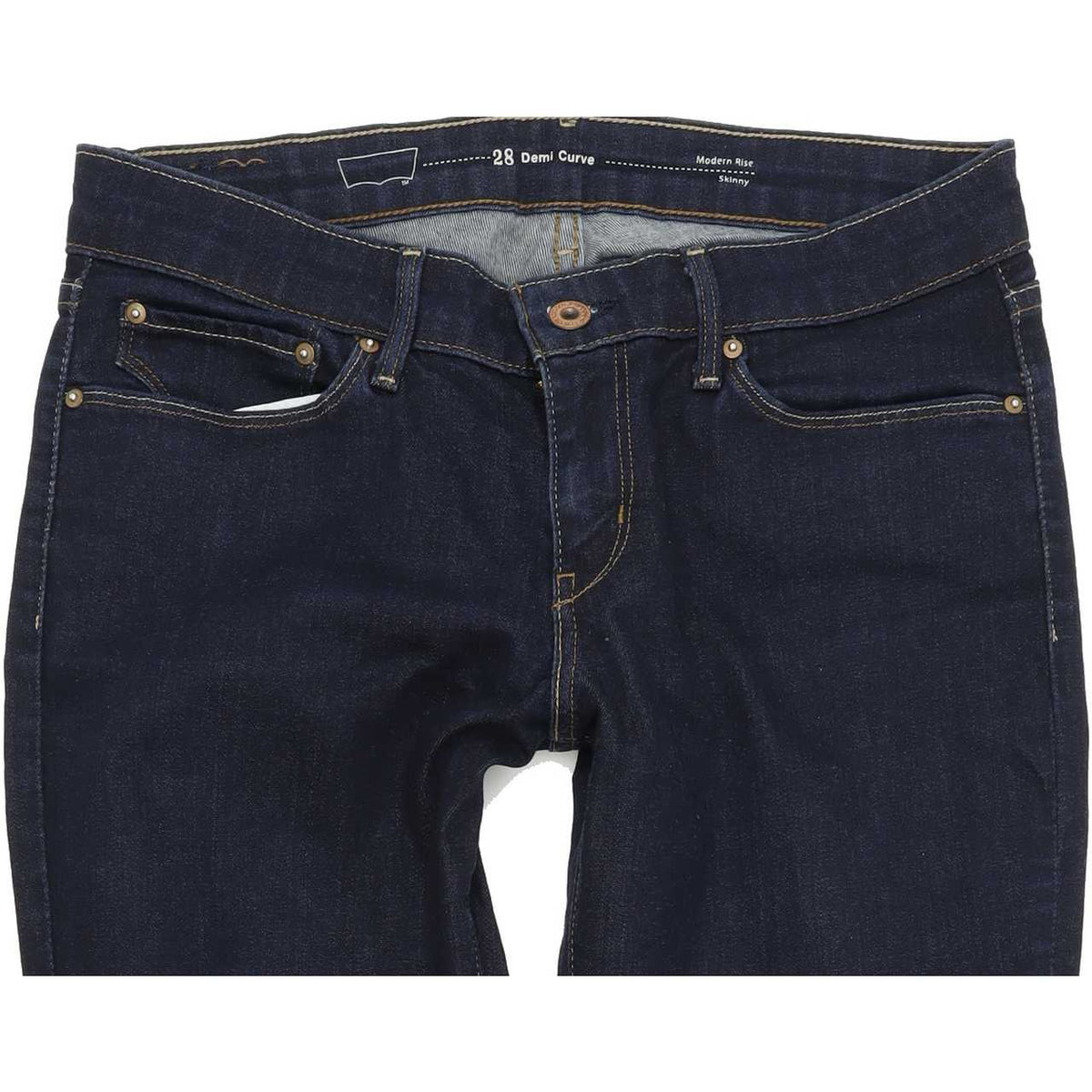 Levi's Demi Curve Women Blue Skinny Slim Stretch Jeans W28 L28