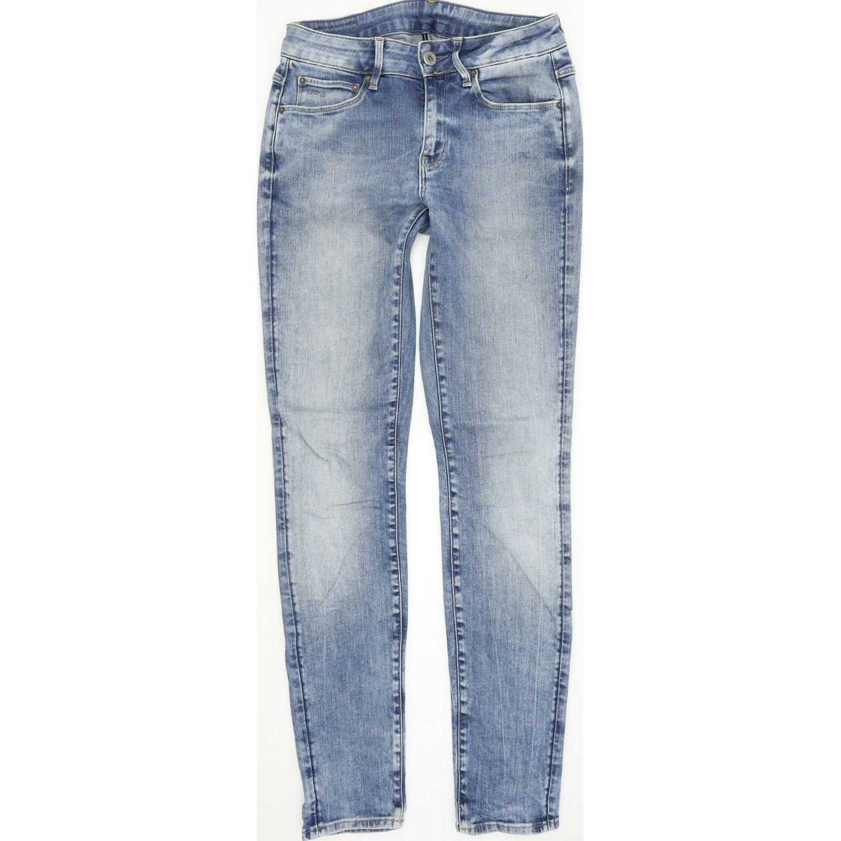G-Star Women Blue Skinny Slim Stretch Jeans W28 L32