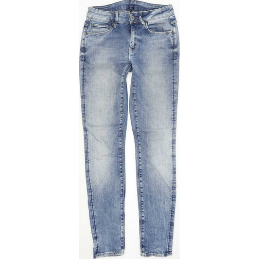 G-Star Women Blue Skinny Slim Stretch Jeans W28 L32