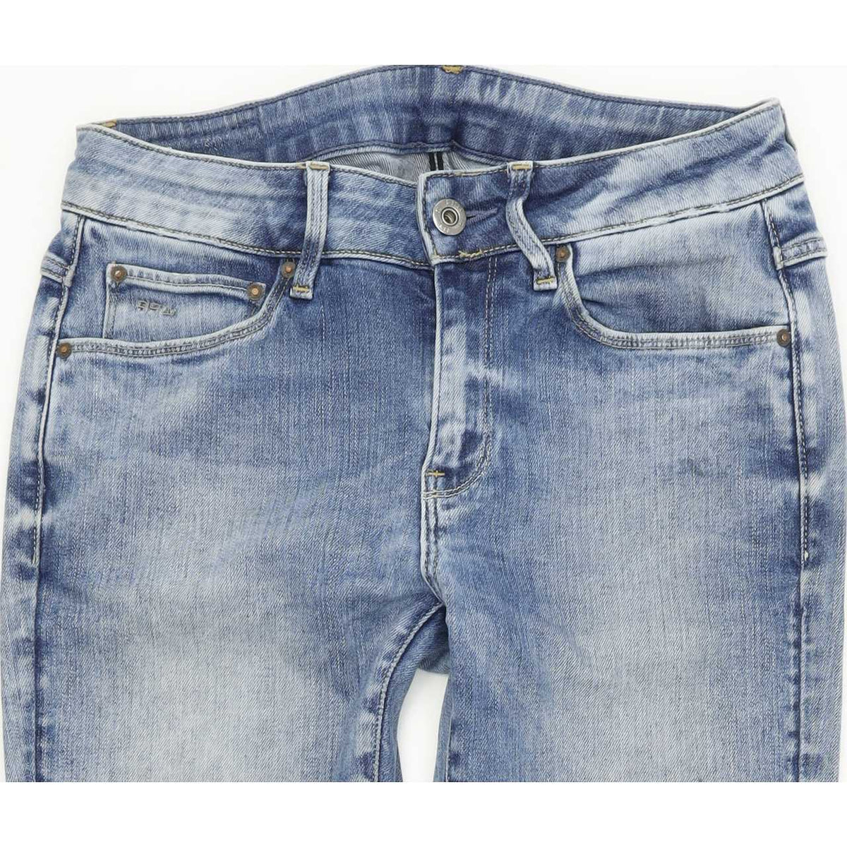 G-Star Women Blue Skinny Slim Stretch Jeans W28 L32