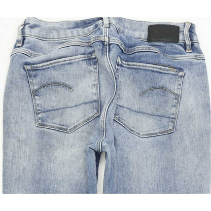 G-Star Women Blue Skinny Slim Stretch Jeans W28 L32
