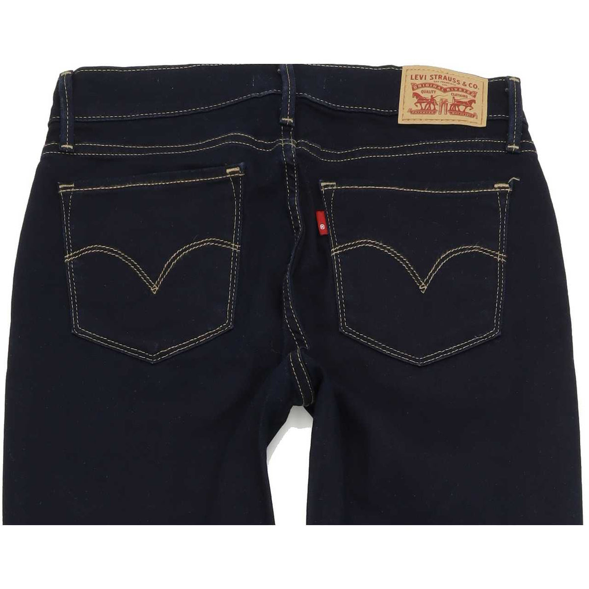 Levi's 710 Super Women Blue Skinny Slim Stretch Jeans W28 L32