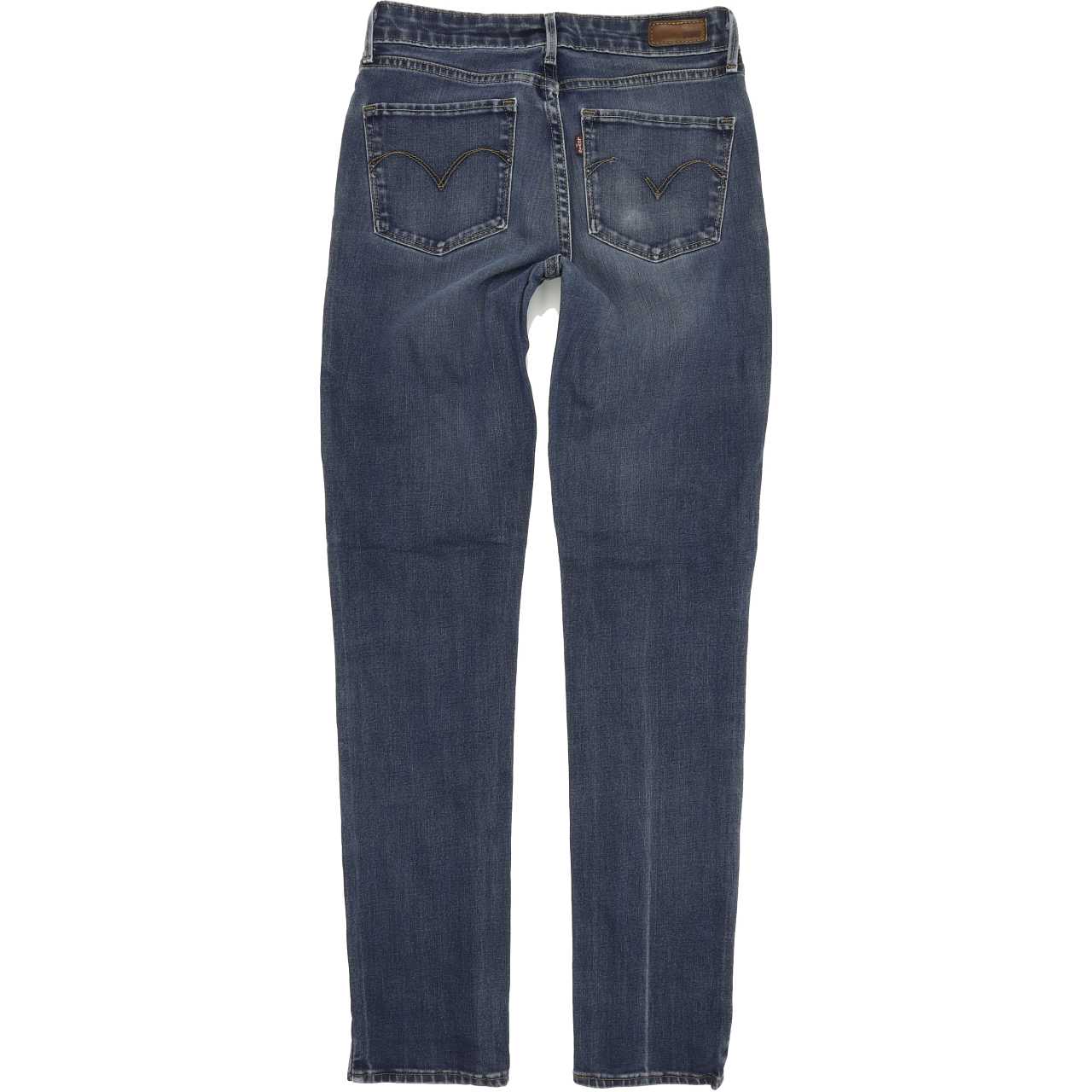 Levi's Classic Rise Women Blue Straight Slim Stretch Jeans W27 L31