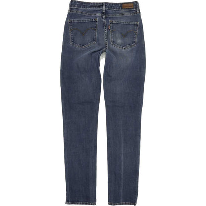 Levi's Classic Rise Women Blue Straight Slim Stretch Jeans W27 L31