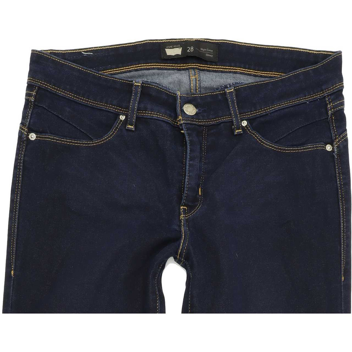 Levi's Slight Curve Revel Women Blue Skinny Slim Stretch Jeans W28 L30