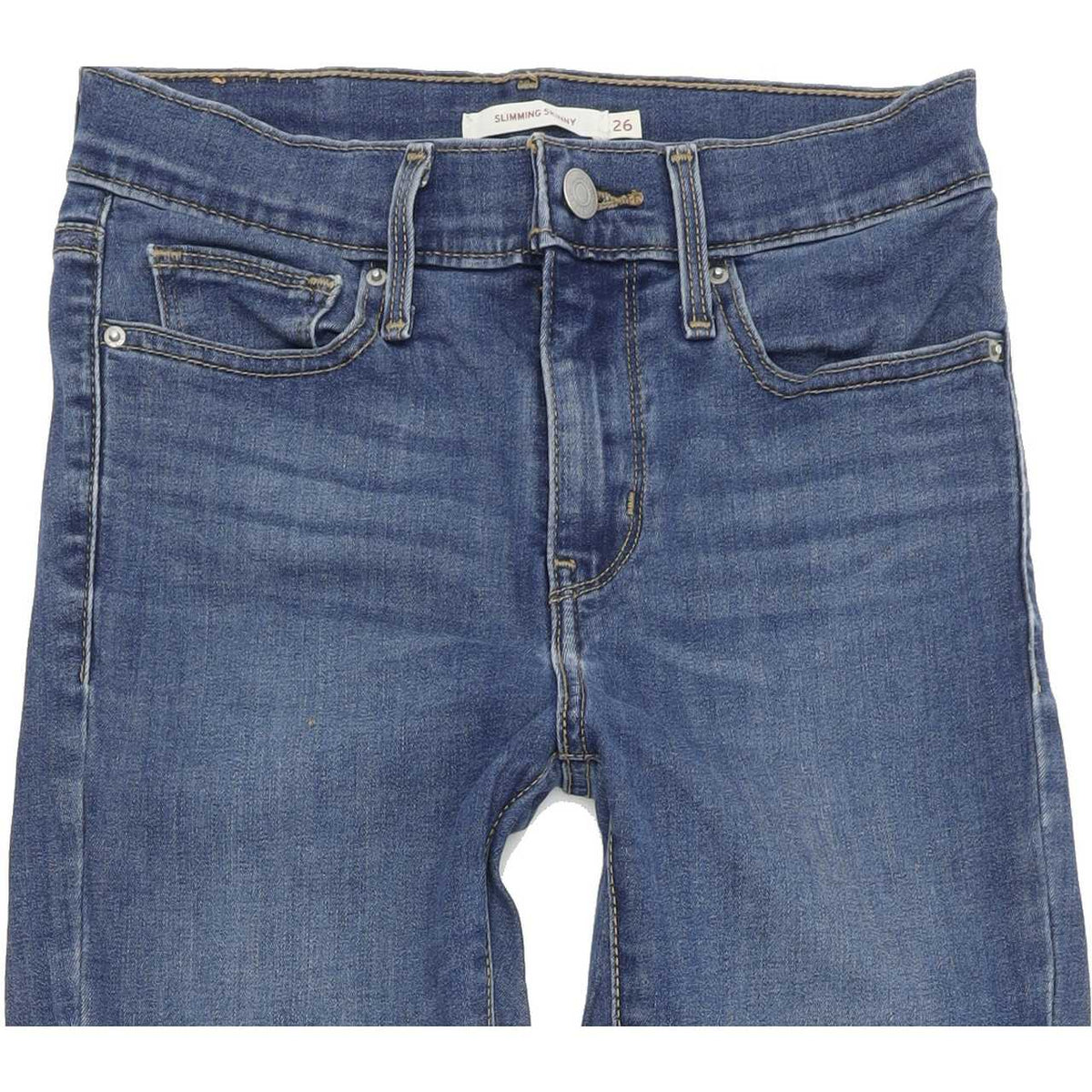 Levi's Slimming Women Blue Skinny Slim Stretch Jeans W26 L29