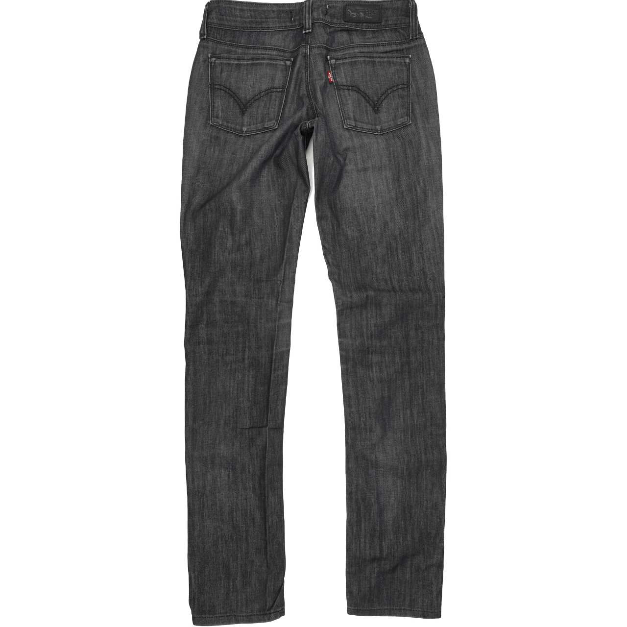 Levi's 571 Women Charcoal Straight Slim Stretch Jeans W29 L34
