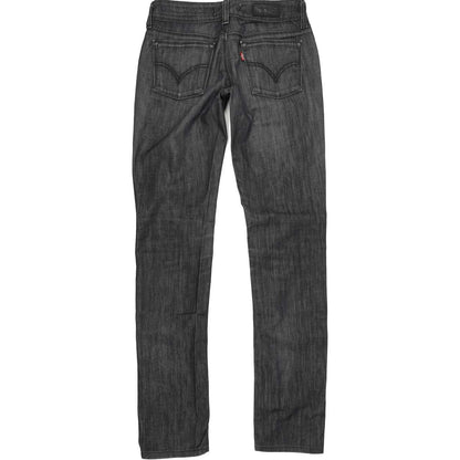 Levi's 571 Women Charcoal Straight Slim Stretch Jeans W29 L34