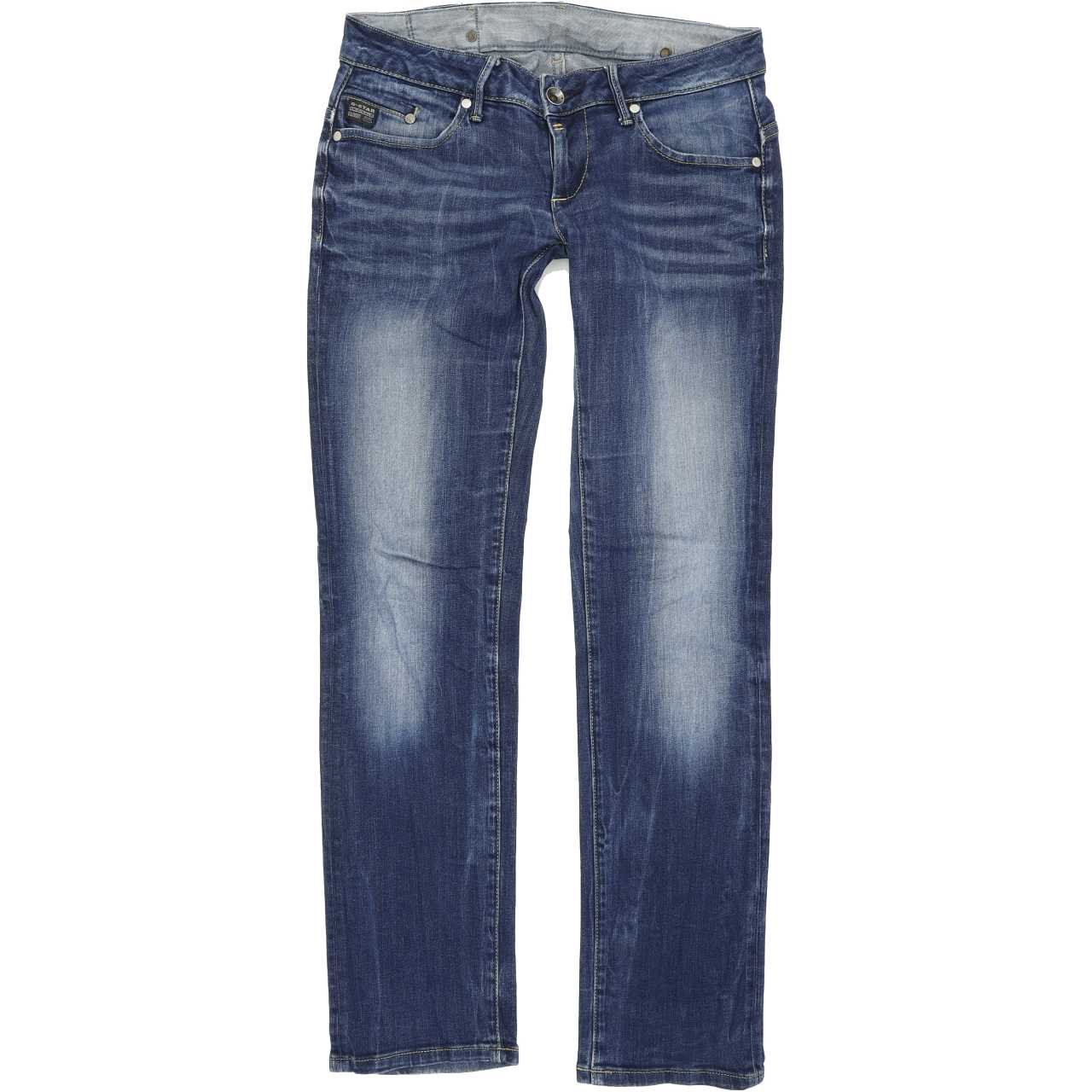 G-Star Midge Women Blue Straight Regular Stretch Jeans W29 L32