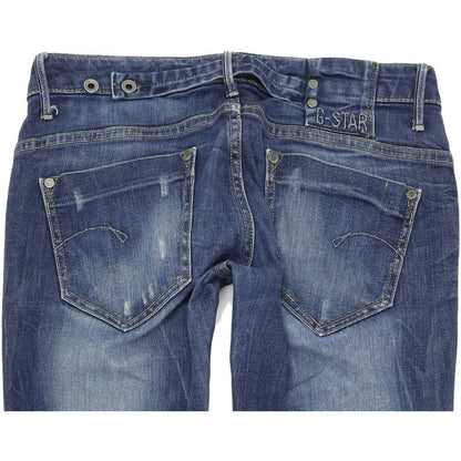 G-Star Midge Women Blue Straight Regular Stretch Jeans W29 L32