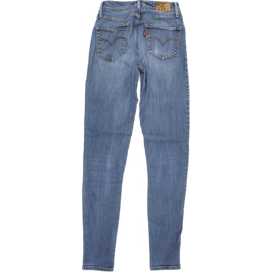 Levi's 721 High Rise Women Blue Skinny Slim Stretch Jeans W25 L32