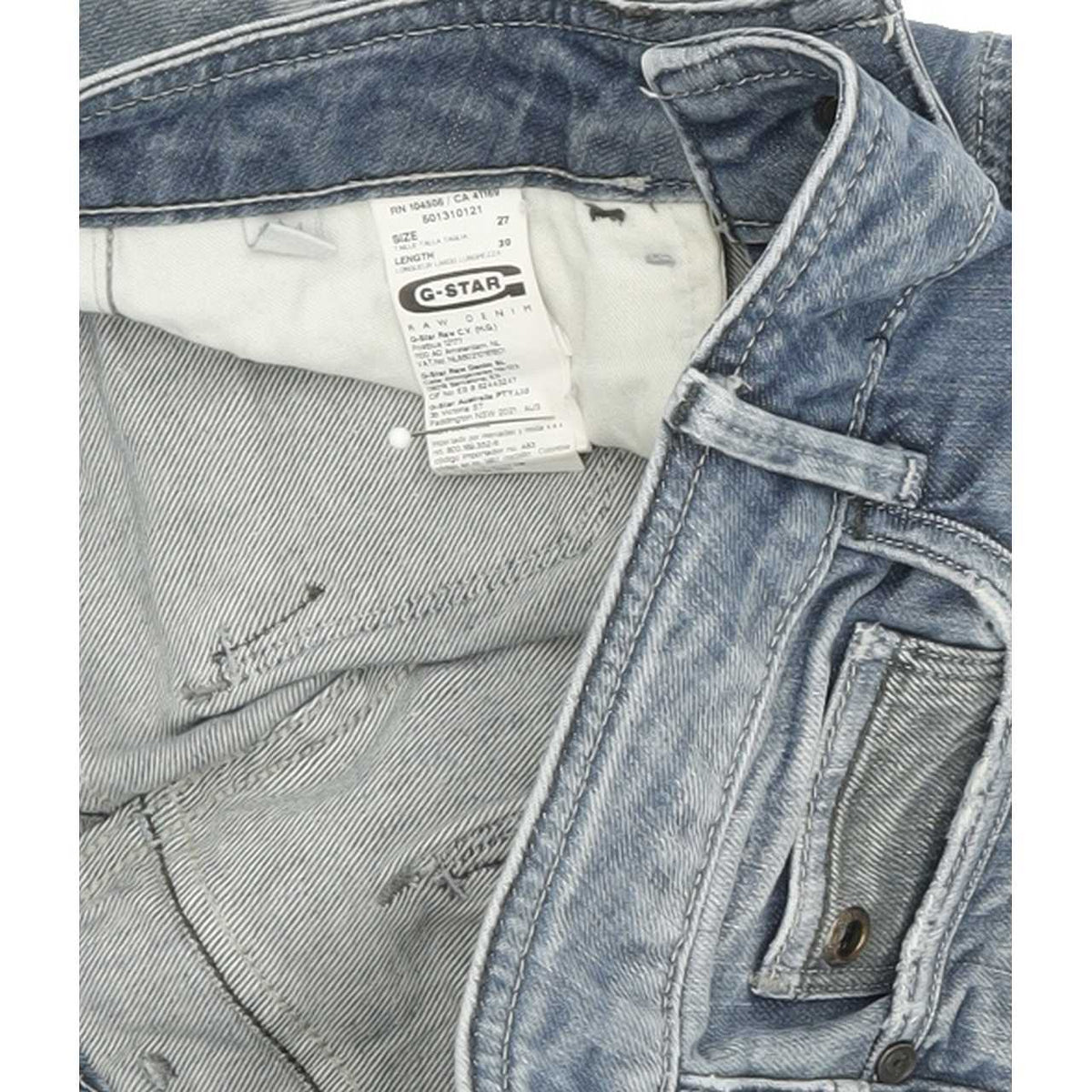 G-Star Midge Rover Women Blue Skinny Slim Stretch Jeans W27 L30