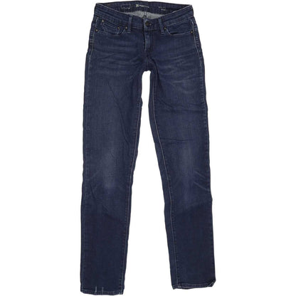 Levi's Slight Curve Women Blue Straight Slim Stretch Jeans W26 L33