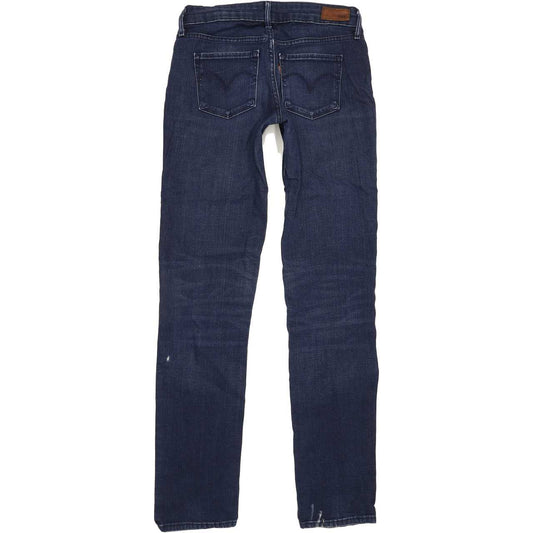 Levi's Slight Curve Women Blue Straight Slim Stretch Jeans W26 L33