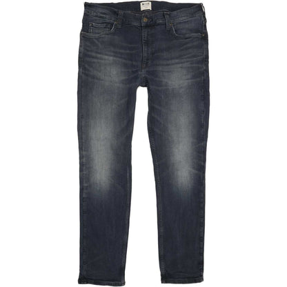 Mustang Vegas Men Blue Straight Regular Stretch Jeans W36 L31