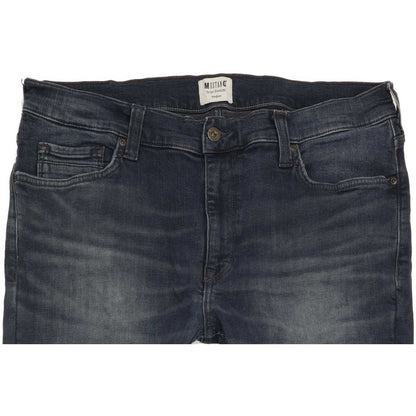 Mustang Vegas Men Blue Straight Regular Stretch Jeans W36 L31