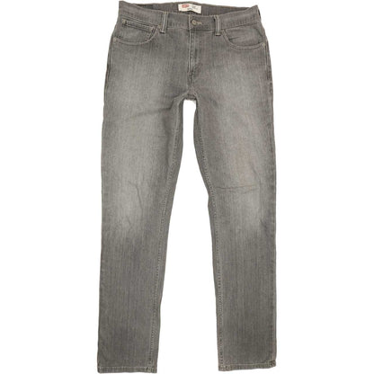 Levi's 511 Men Grey Straight Regular Stretch Jeans W34 L35