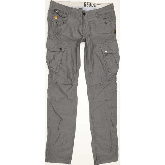 G-Star Men Grey Straight Slim Jeans W30 L33