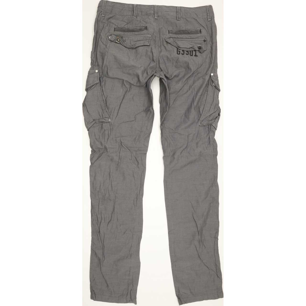 G-Star Men Grey Straight Slim Jeans W30 L33