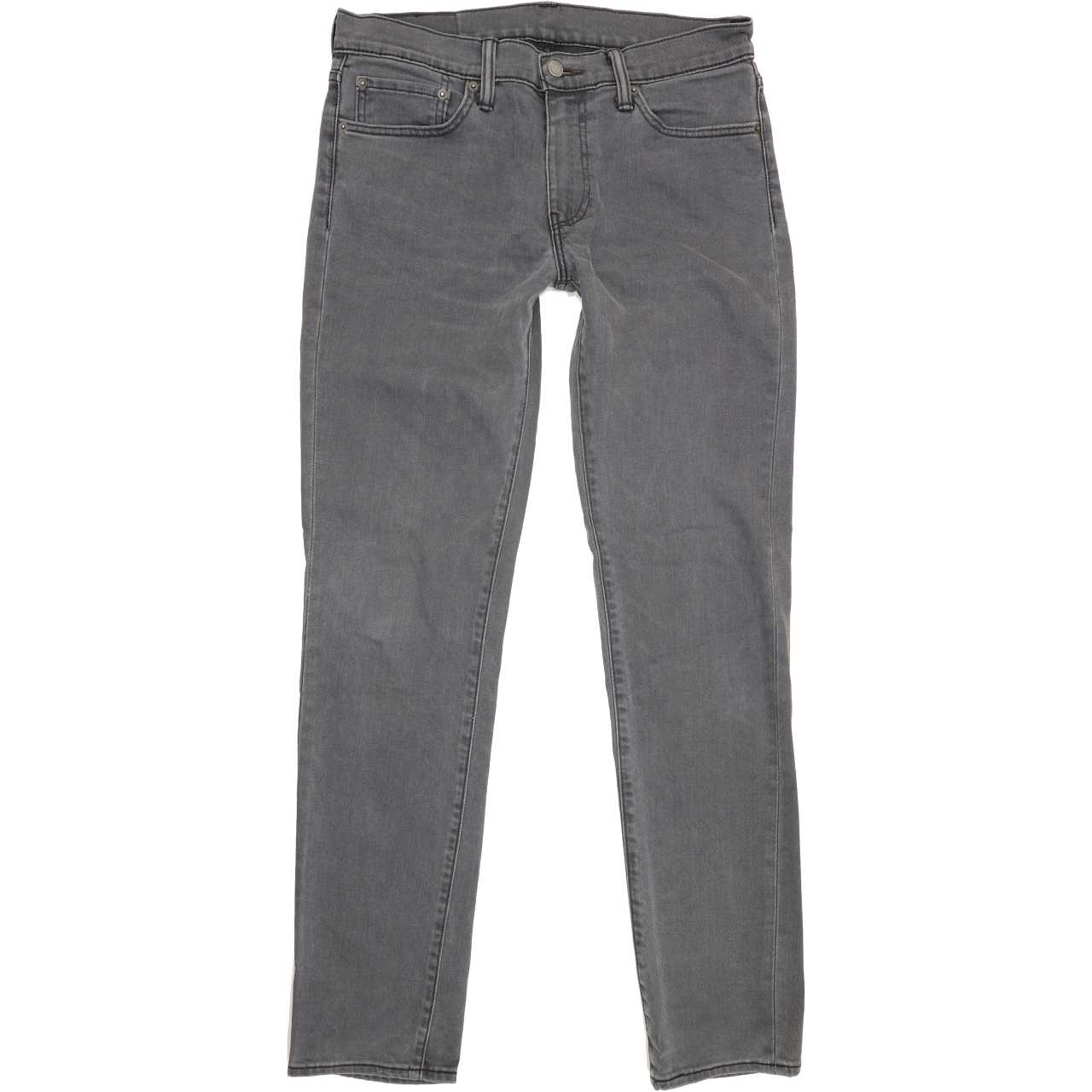 Levi's 511 Men Grey Straight Slim Stretch Jeans W32 L33