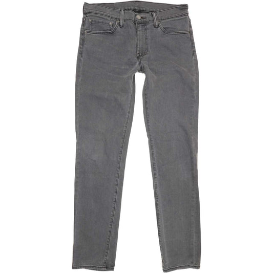 Levi's 511 Men Grey Straight Slim Stretch Jeans W32 L33