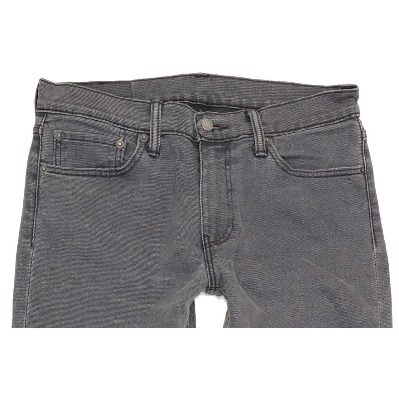 Levi's 511 Men Grey Straight Slim Stretch Jeans W32 L33