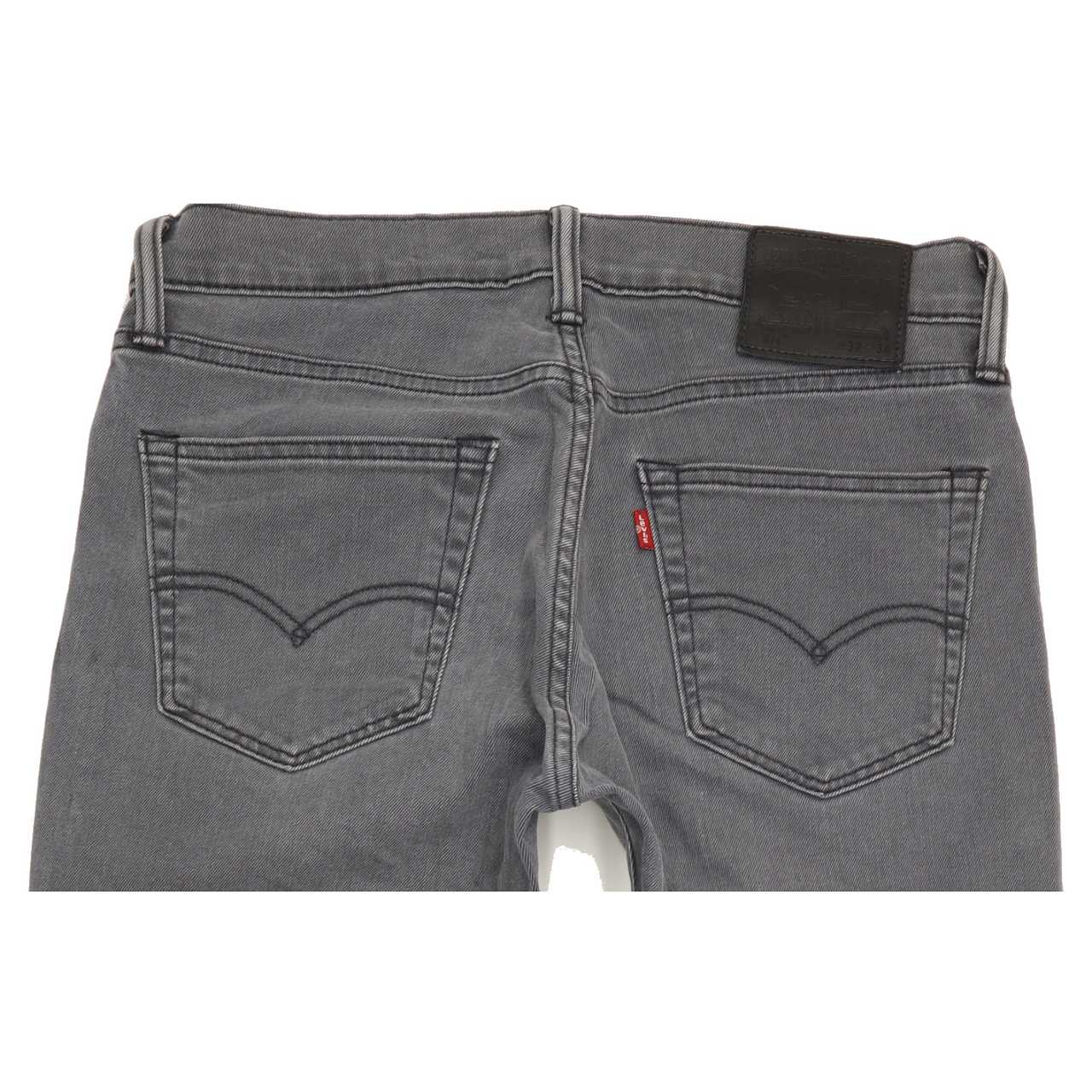 Levi's 511 Men Grey Straight Slim Stretch Jeans W32 L33
