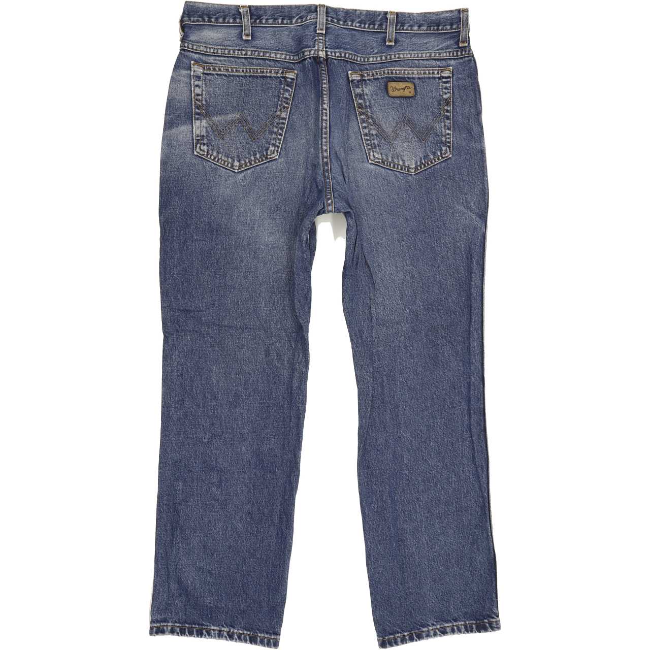 Wrangler Texas Men Blue Straight Regular Jeans W38 L30