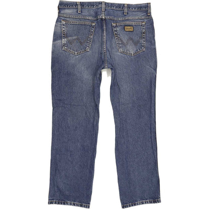 Wrangler Texas Men Blue Straight Regular Jeans W38 L30