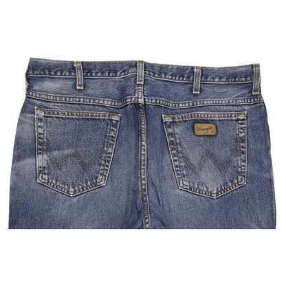 Wrangler Texas Men Blue Straight Regular Jeans W38 L30