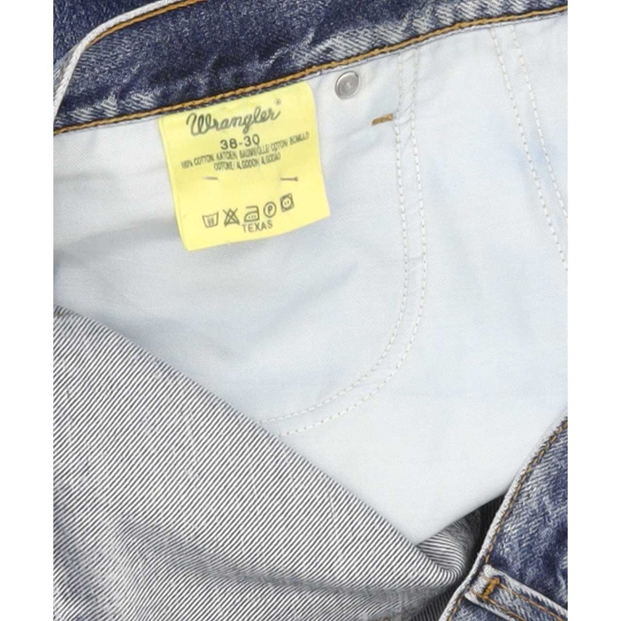 Wrangler Texas Men Blue Straight Regular Jeans W38 L30