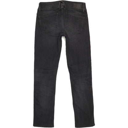 G-Star Lynn Mid Women Charcoal Straight Slim Stretch Jeans W27 L29