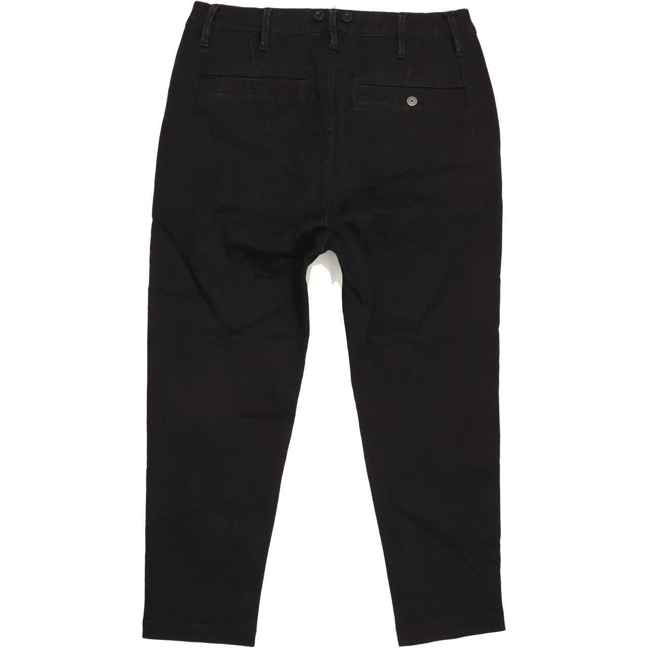 G-Star Bronson Boyfriend Black Straight Loose Chino Stretch Jeans High Waisted W31 L27