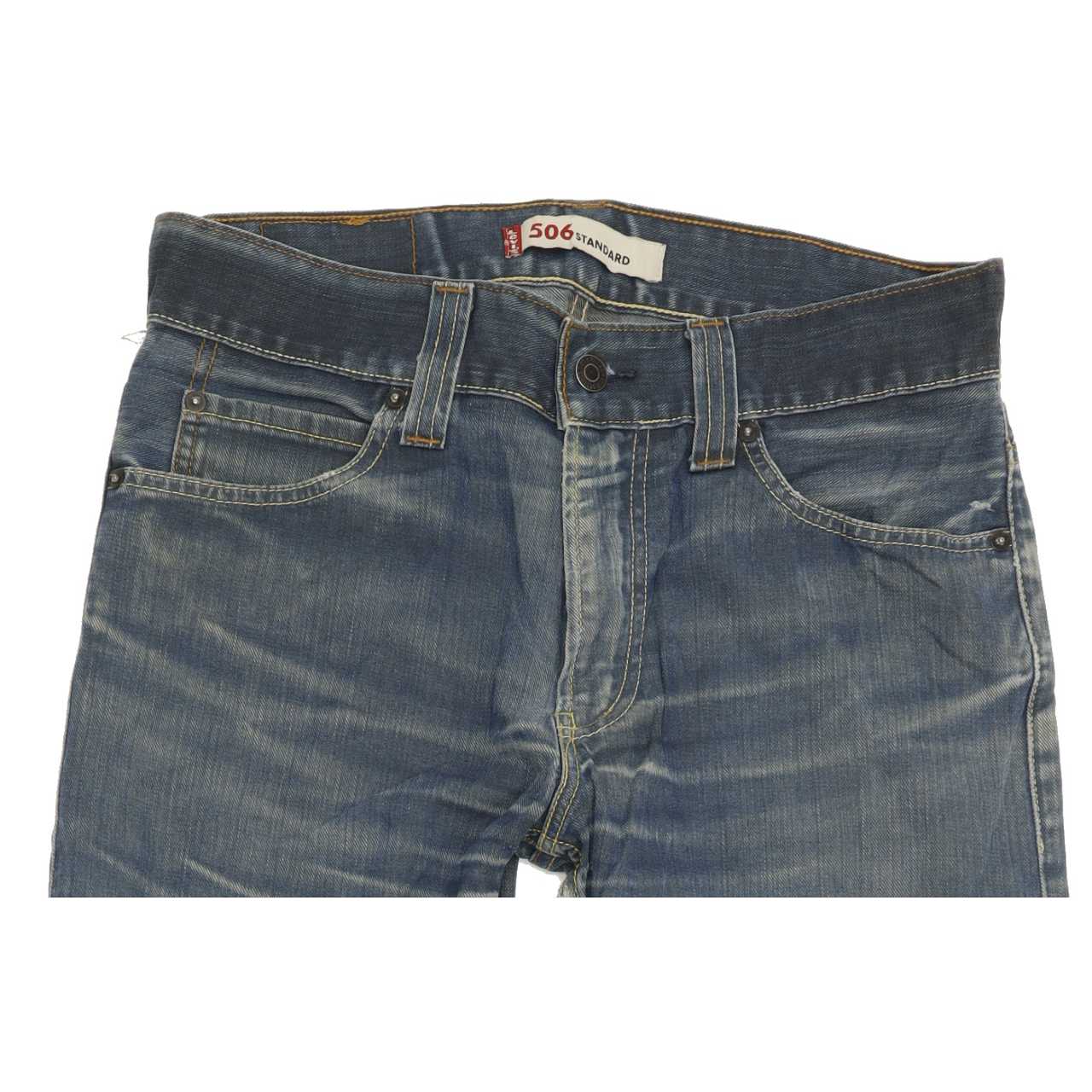 Levi's 506 Men Blue Straight Regular Jeans W32 L30
