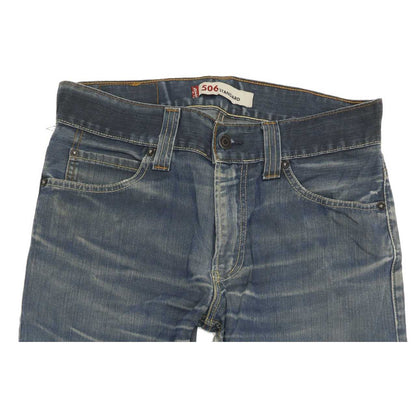 Levi's 506 Men Blue Straight Regular Jeans W32 L30