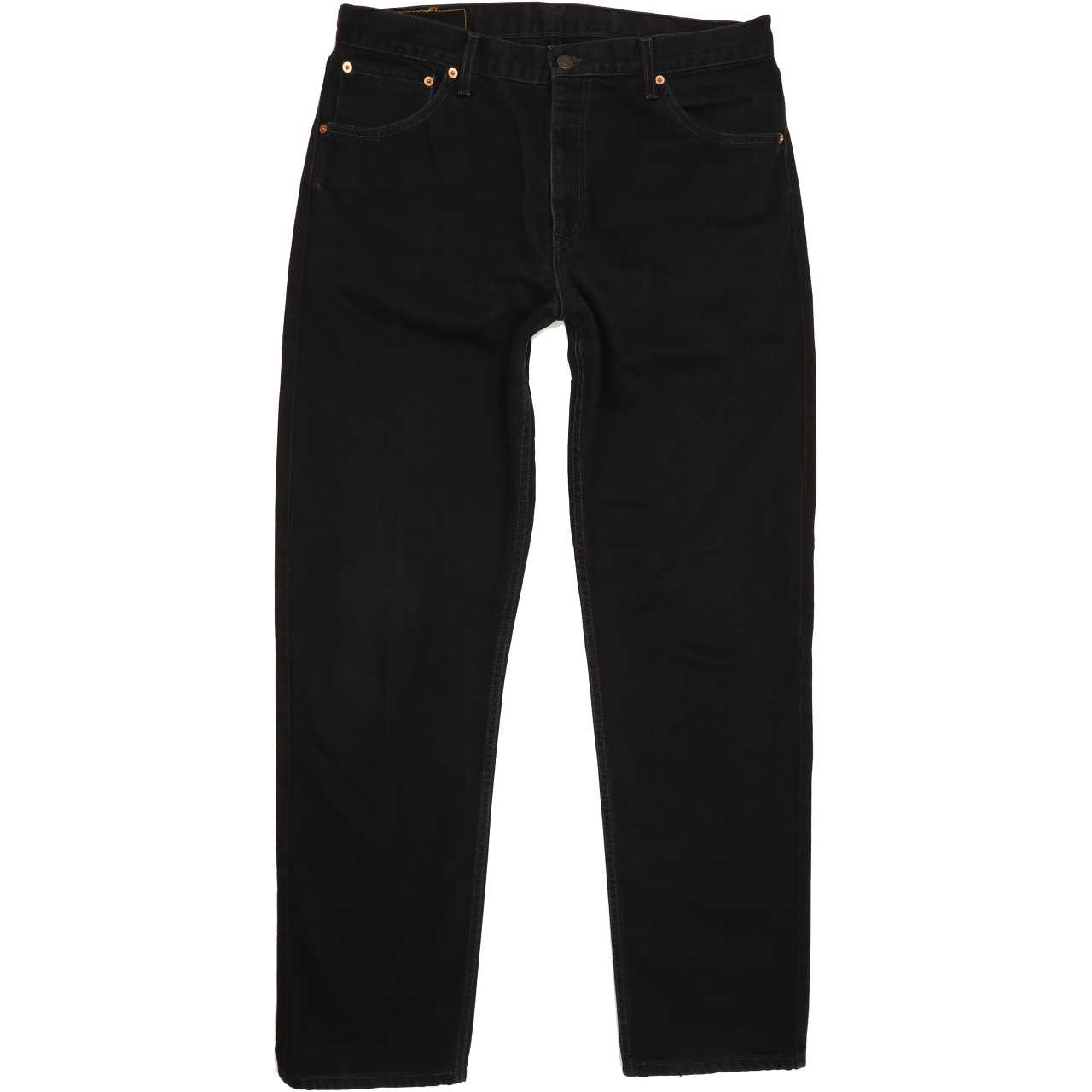 Levi's 521 Men Black Straight Regular Jeans W37 L33