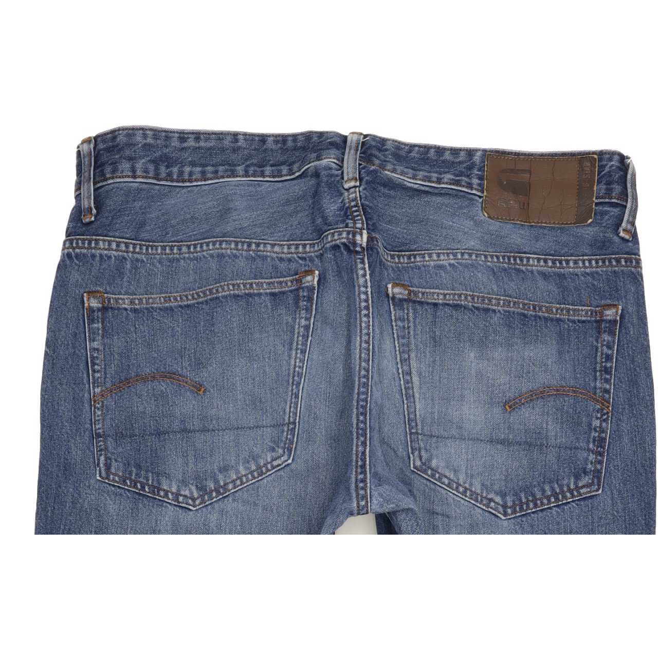 G-Star 3301 Deconstructed Men Blue Tapered Regular Jeans W36 L31