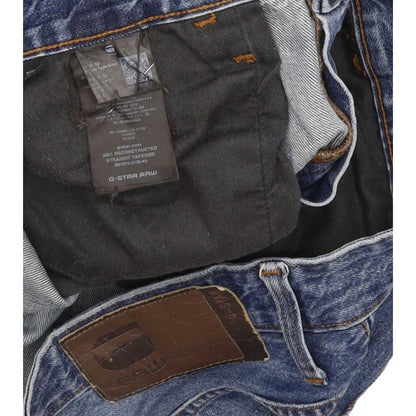G-Star 3301 Deconstructed Men Blue Tapered Regular Jeans W36 L31