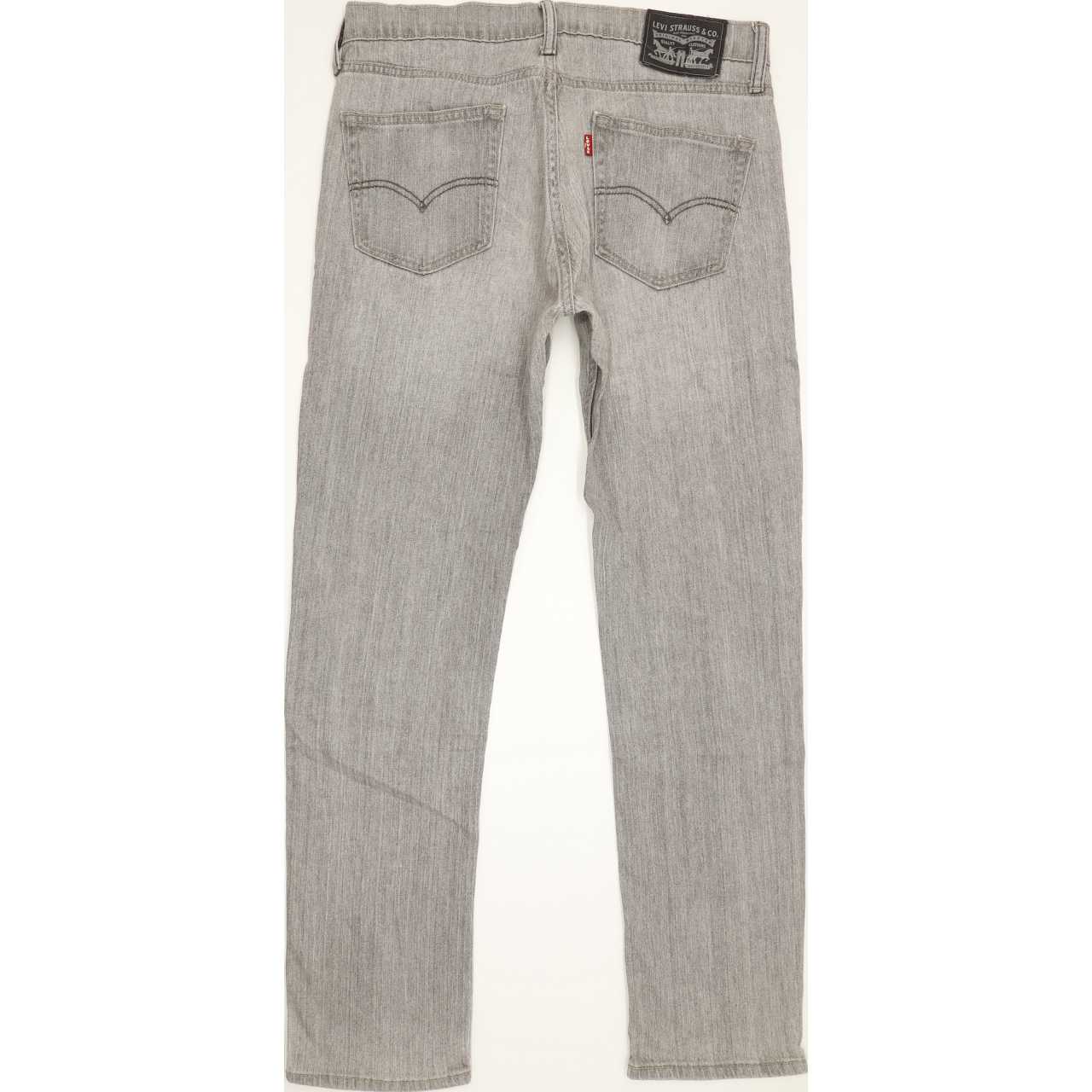 Levi's 511 Men Grey Straight Slim Stretch Jeans W33 L31