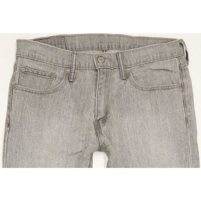 Levi's 511 Men Grey Straight Slim Stretch Jeans W33 L31
