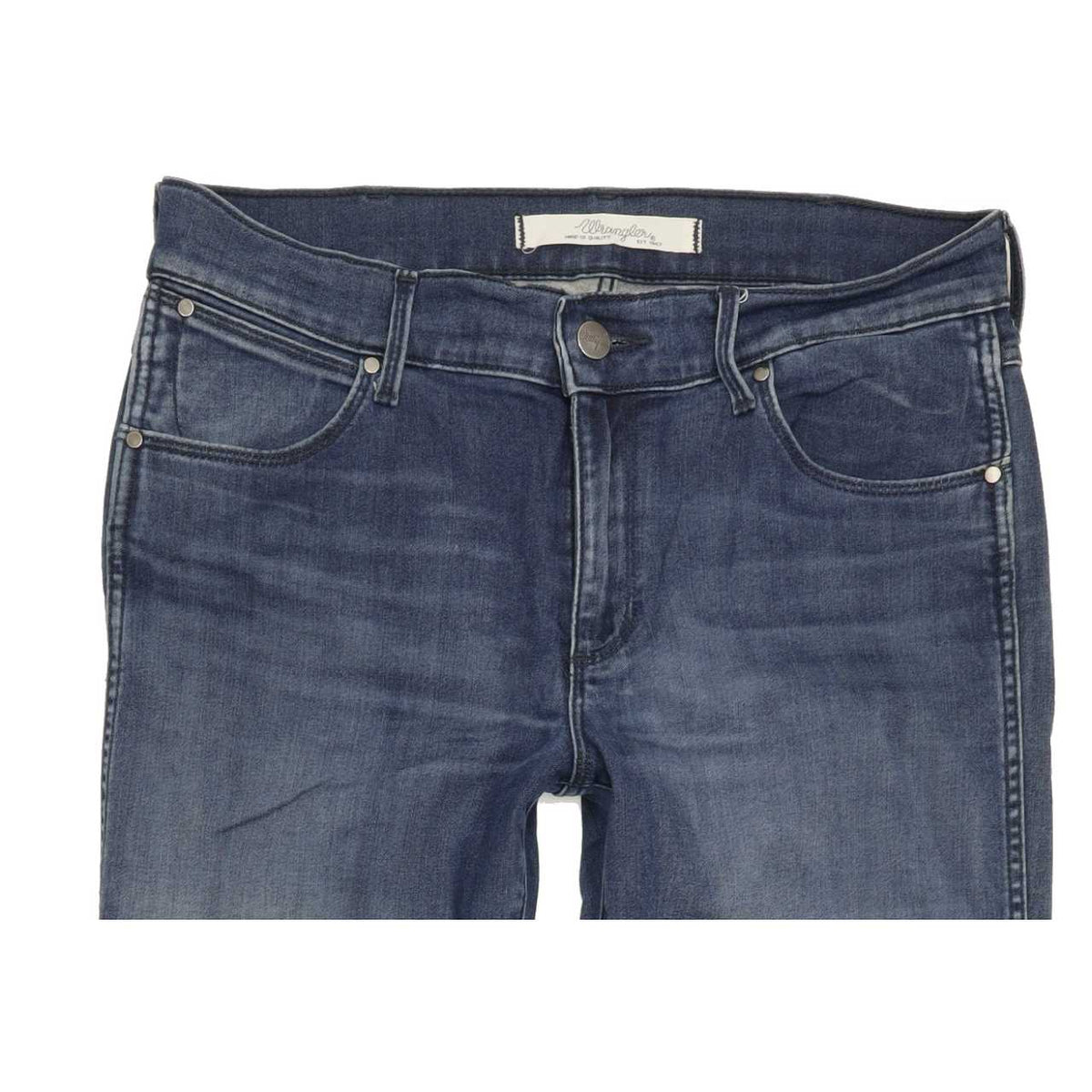 Wrangler Caitlin Women Blue Straight Regular Stretch Jeans W30 L30