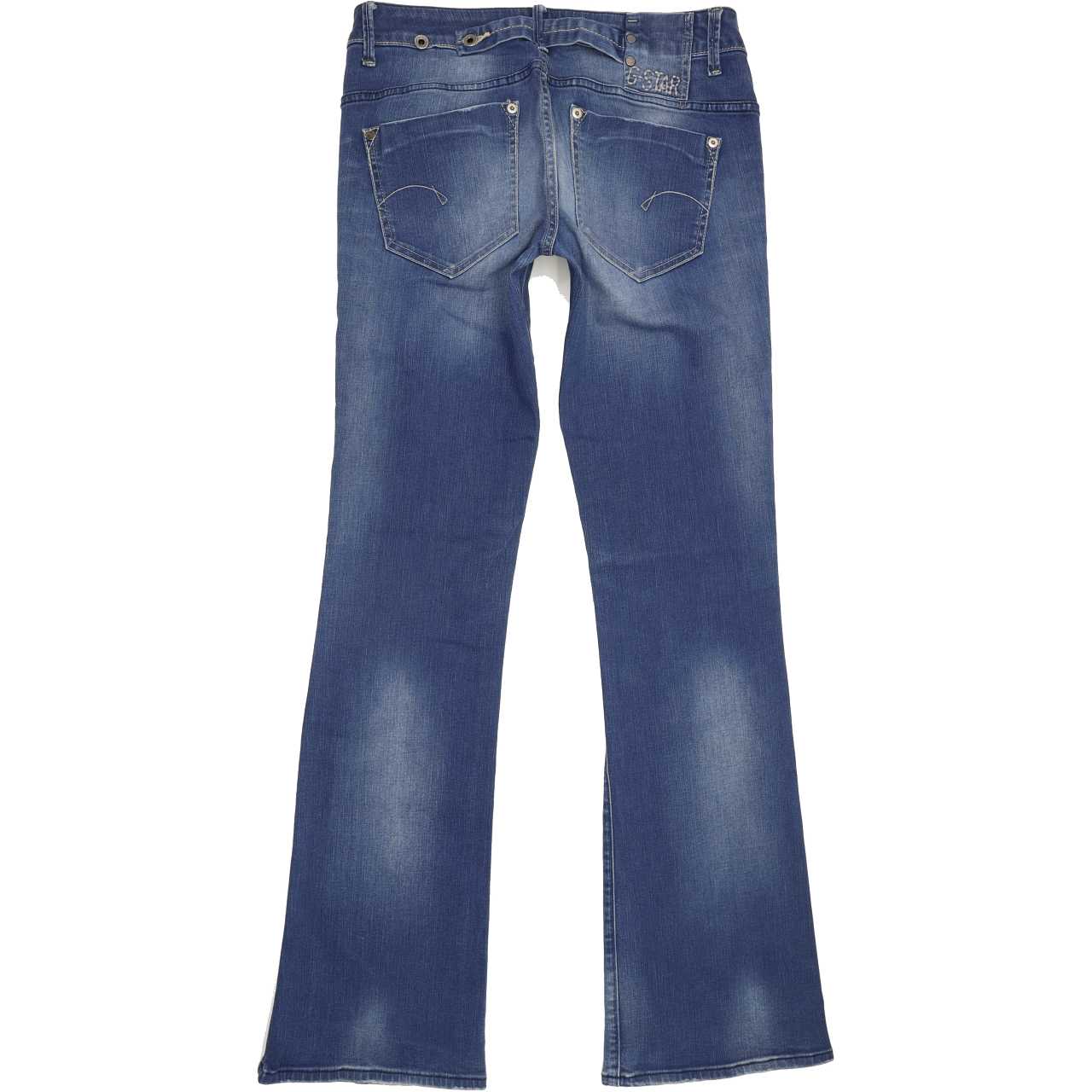 G-Star Women Blue Bootcut Regular Jeans W30 L34