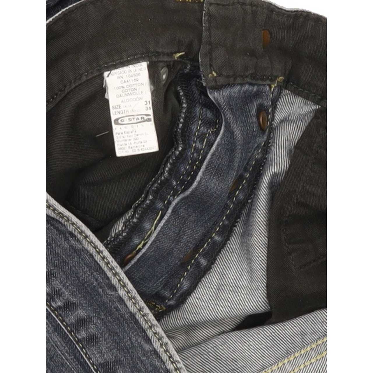 G-Star Core Classic Men Blue Straight Regular Jeans W31 L30