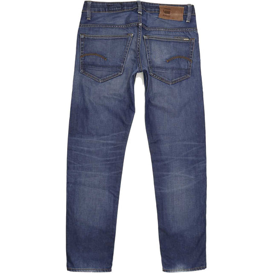 G-Star 3301 Men Blue Tapered Slim Jeans W32 L32