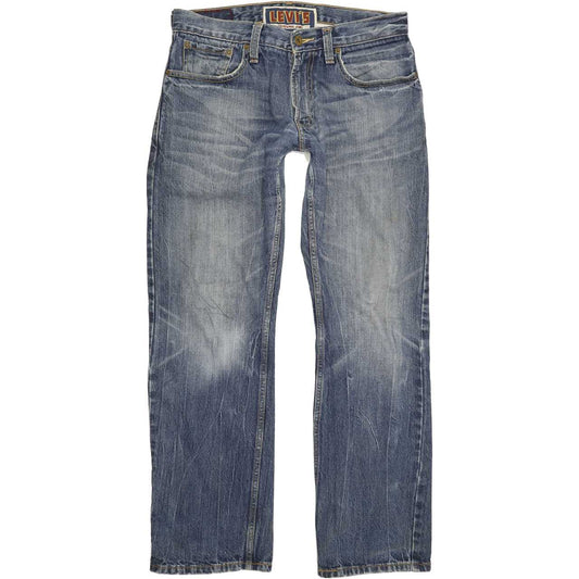 Levi's 514 Men Blue Straight Slim Jeans W32 L30