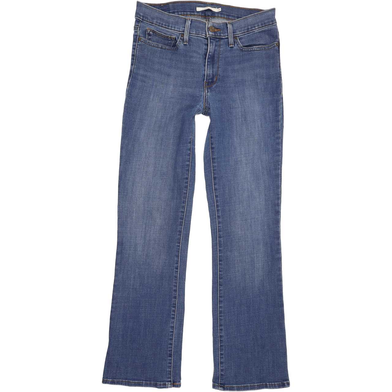 Levi's Slimming Women Blue Bootcut Regular Stretch Jeans W28 L30