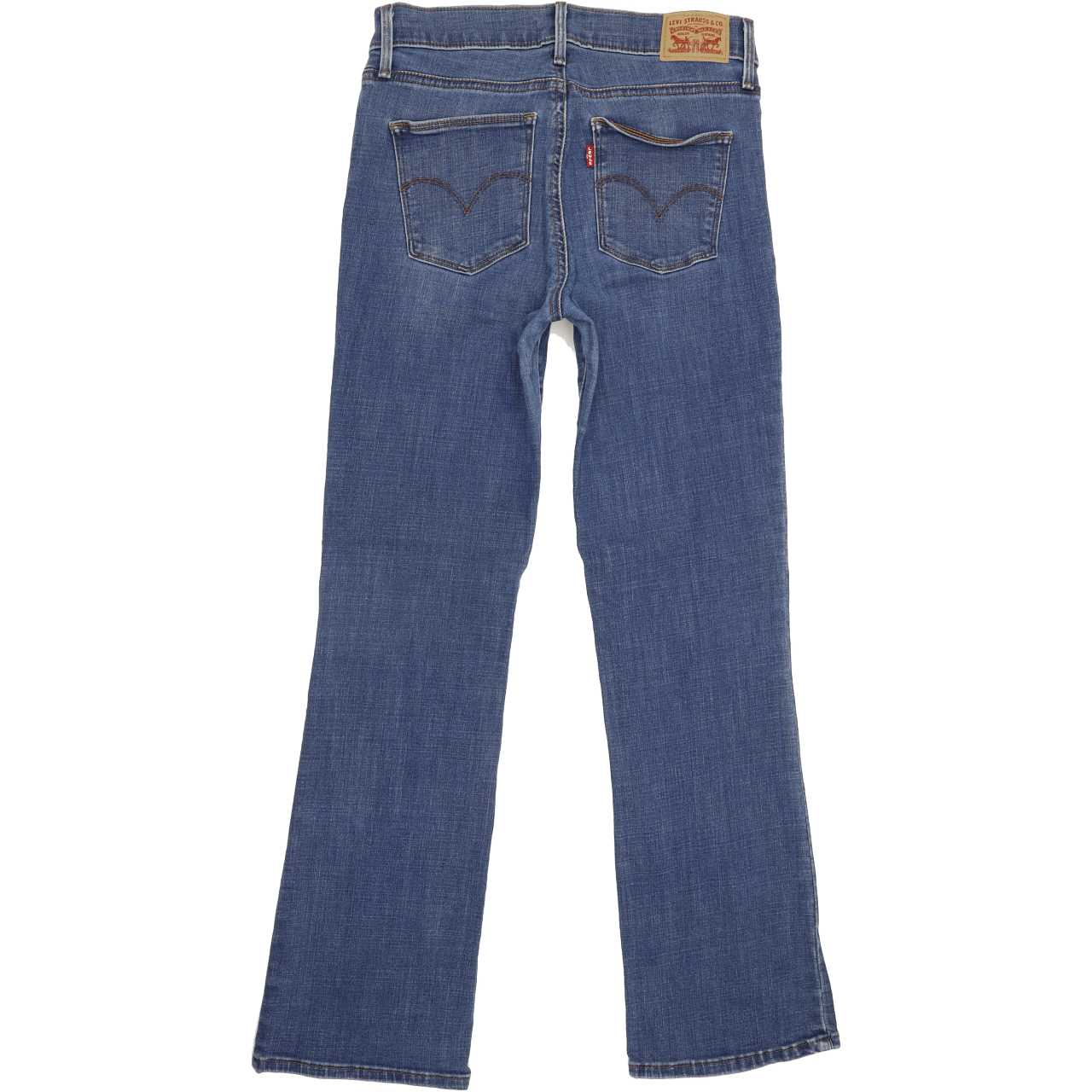 Levi's Slimming Women Blue Bootcut Regular Stretch Jeans W28 L30