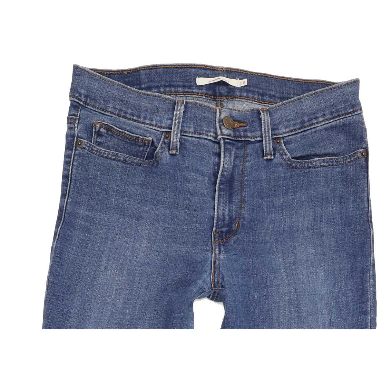Levi's Slimming Women Blue Bootcut Regular Stretch Jeans W28 L30