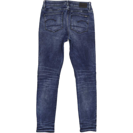 G-Star 3301 Contour Women Blue Skinny Regular Stretch Jeans W29 L29