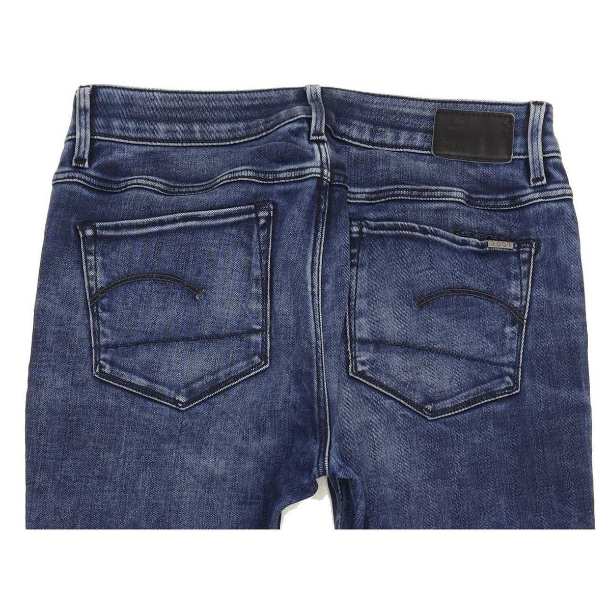 G-Star 3301 Contour Women Blue Skinny Regular Stretch Jeans W29 L29